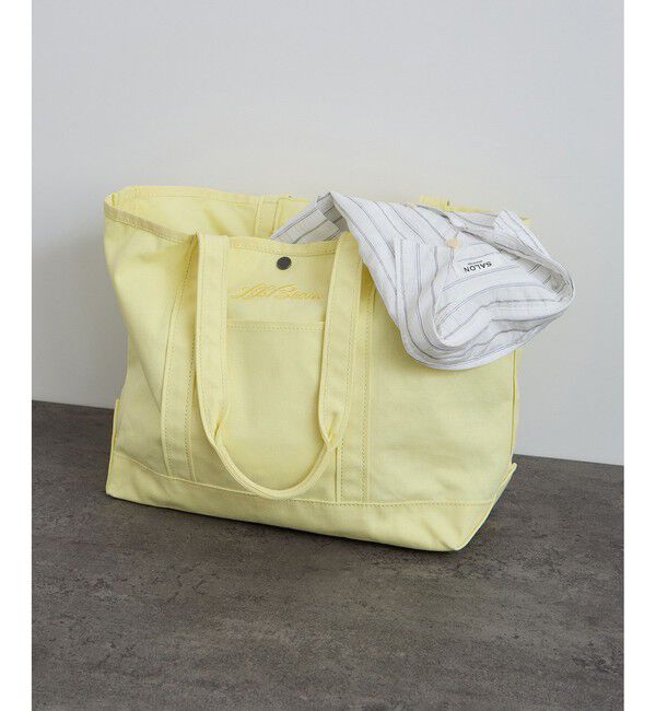 SALON adam et rope'「【J'aDoRe・店舗限定】【L.L.Bean for SALON（エル・エル・ビーン）】別注middle grocery tote」|トートバッグ|イエロー系(82)