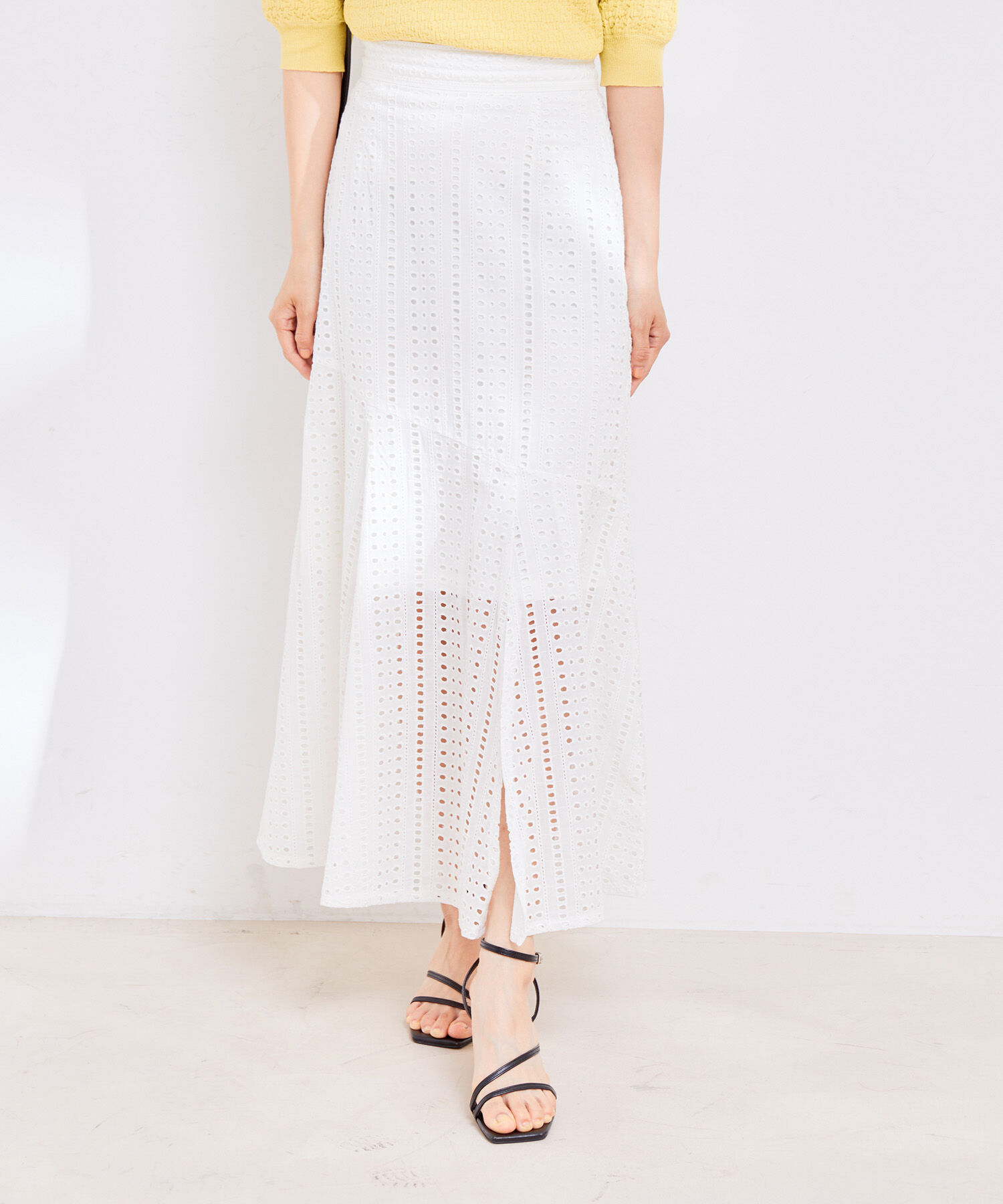 vis-a-vis「【WEB限定】エンブロイダリーレーススリットマーメイドスカート【セットアップ対応】【ワンピースみせ】」|スカート|