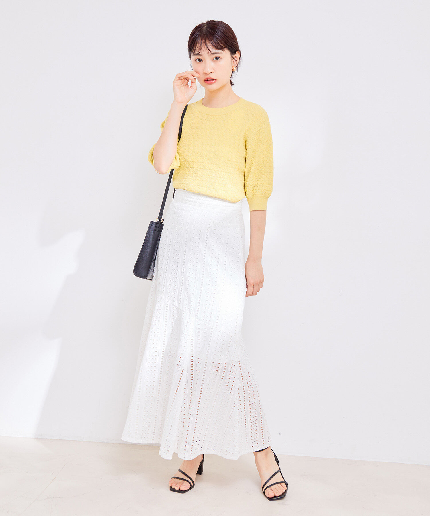 vis-a-vis「【WEB限定】エンブロイダリーレーススリットマーメイドスカート【セットアップ対応】【ワンピースみせ】」|スカート|