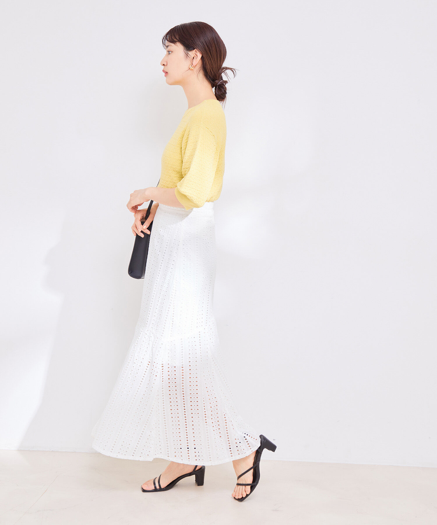 vis-a-vis「【WEB限定】エンブロイダリーレーススリットマーメイドスカート【セットアップ対応】【ワンピースみせ】」|スカート|