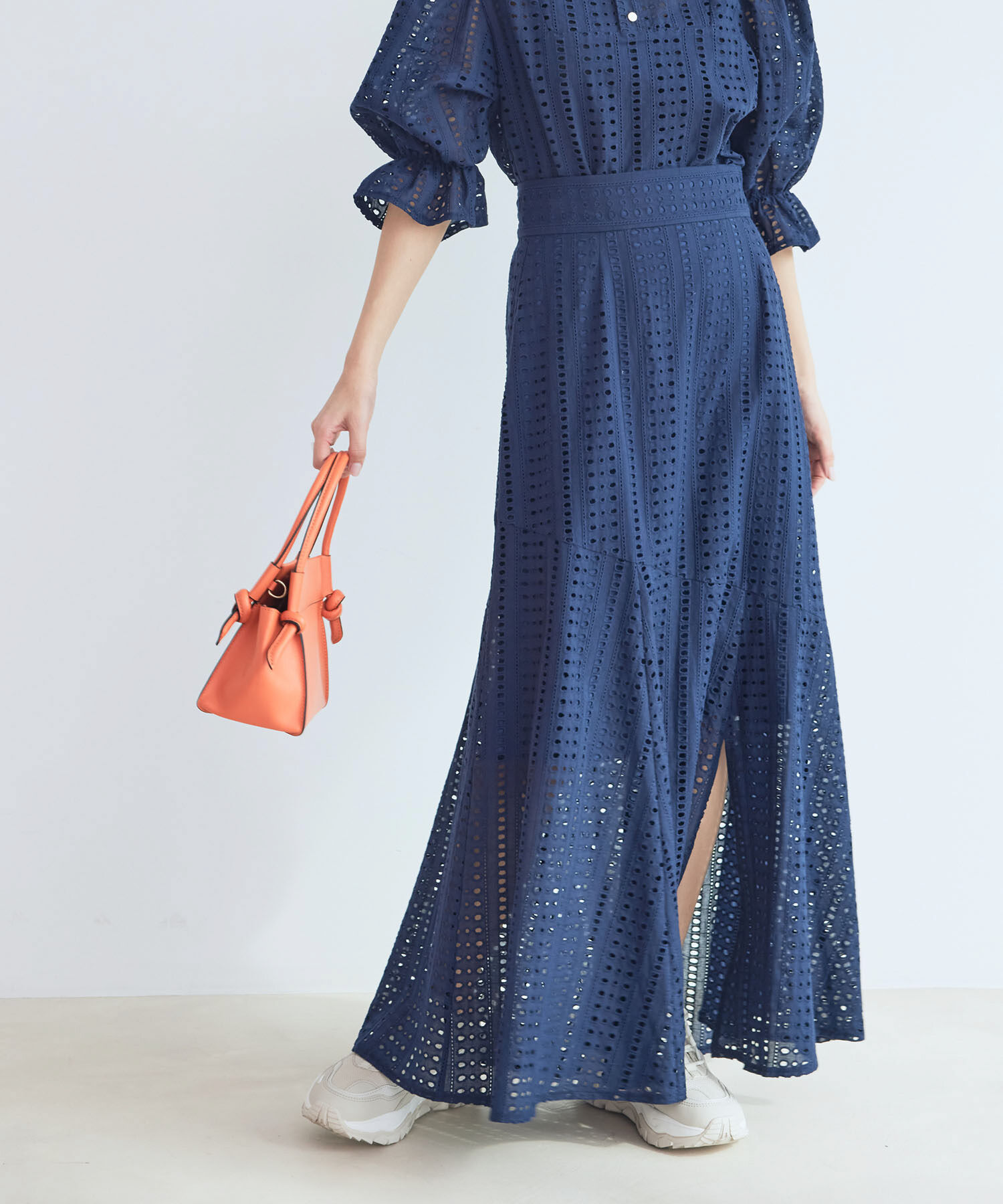 vis-a-vis「【WEB限定】エンブロイダリーレーススリットマーメイドスカート【セットアップ対応】【ワンピースみせ】」|スカート|