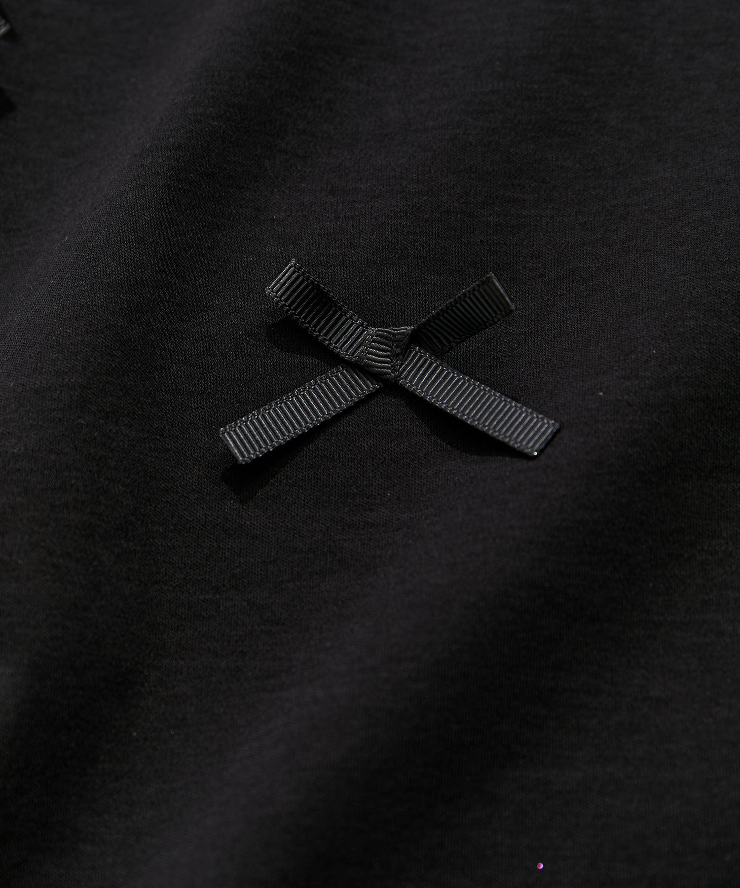 VIS「【接触冷感・洗える】シルケットリボンTシャツ」|Tシャツ・カットソー|