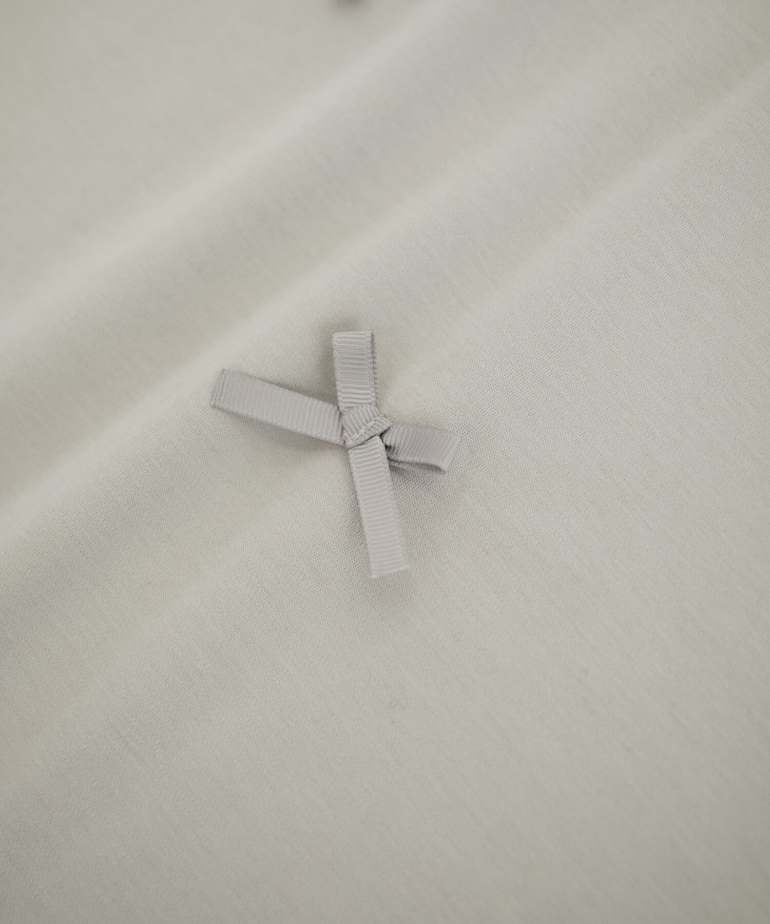 VIS「【接触冷感・洗える】シルケットリボンTシャツ」|Tシャツ・カットソー|