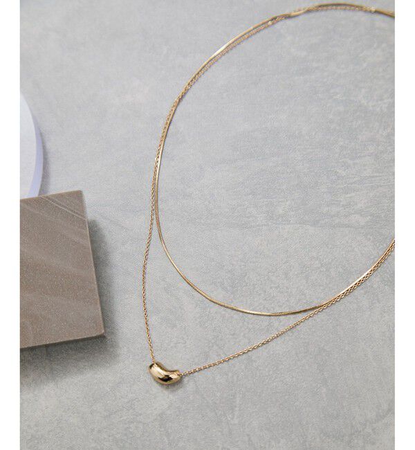 VIS「ビーントップレイヤードネックレス」|ネックレス|ゴールド(90)
