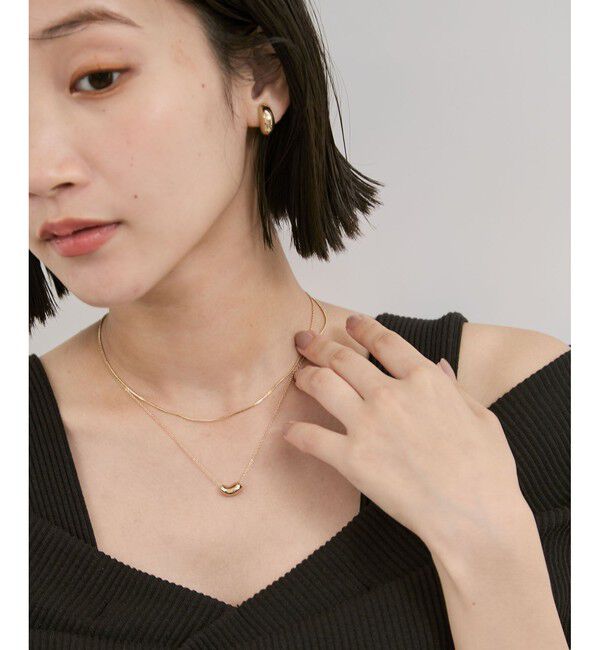VIS「ビーントップレイヤードネックレス」|ネックレス|