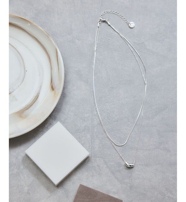 VIS「ビーントップレイヤードネックレス」|ネックレス|