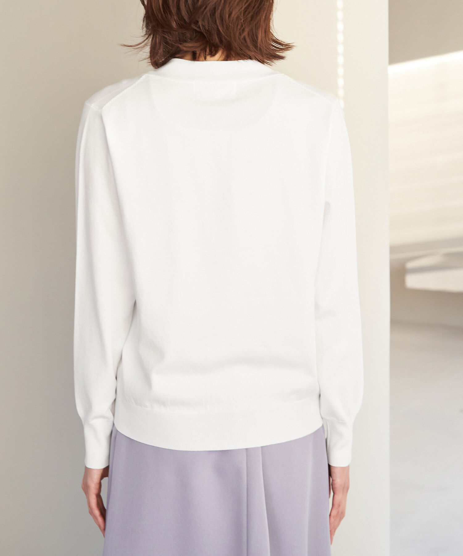 Rope&rsquo;Picnic「天竺Vネックニットカーディガン」|カーディガン|