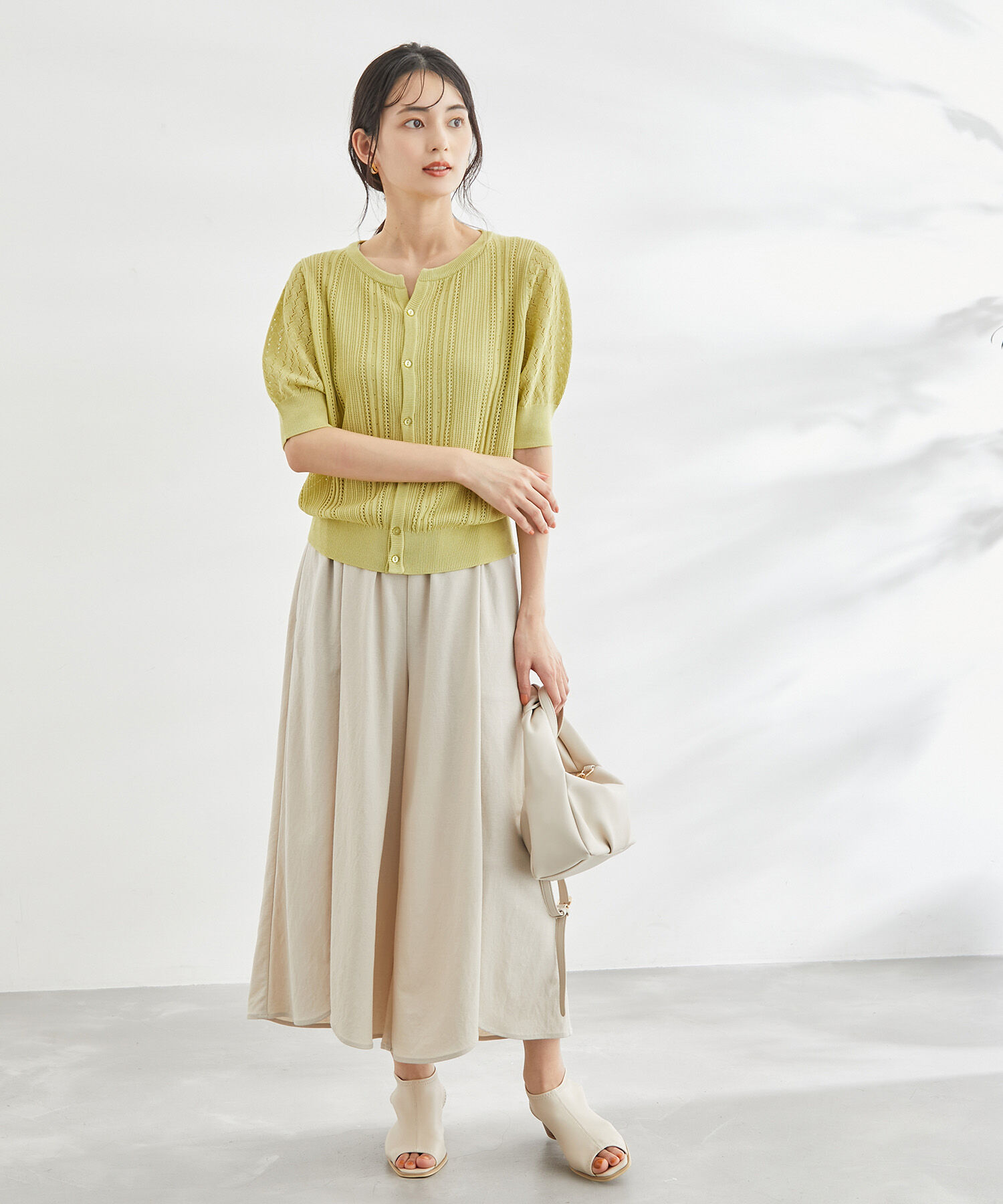 Rope&rsquo;Picnic「アイレットカーディガン」|カーディガン|