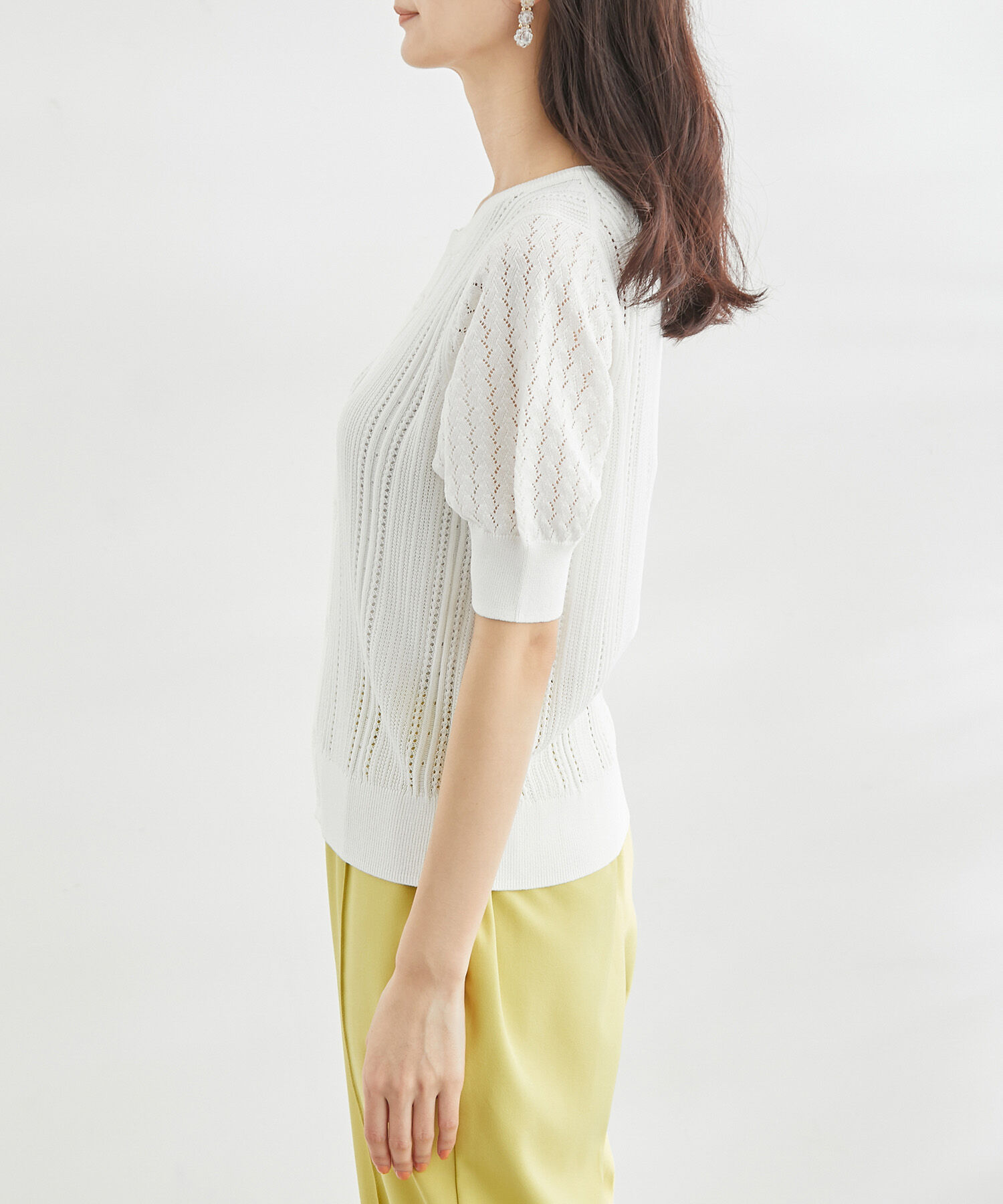 Rope&rsquo;Picnic「アイレットカーディガン」|カーディガン|