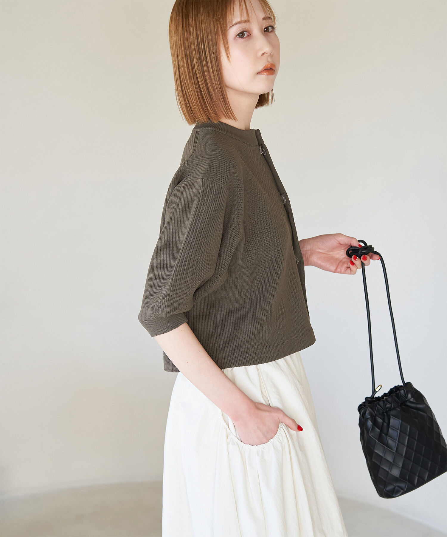 Rope&rsquo;Picnic「【emur/エミュール】スポンジカーディガン」|カーディガン|