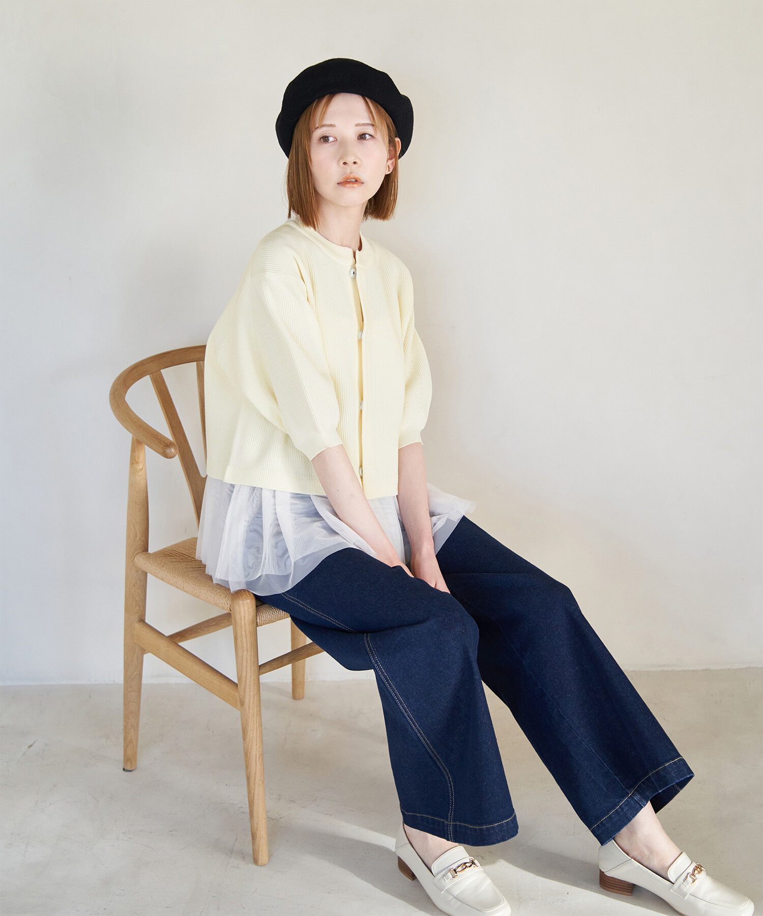 Rope&rsquo;Picnic「【emur/エミュール】スポンジカーディガン」|カーディガン|