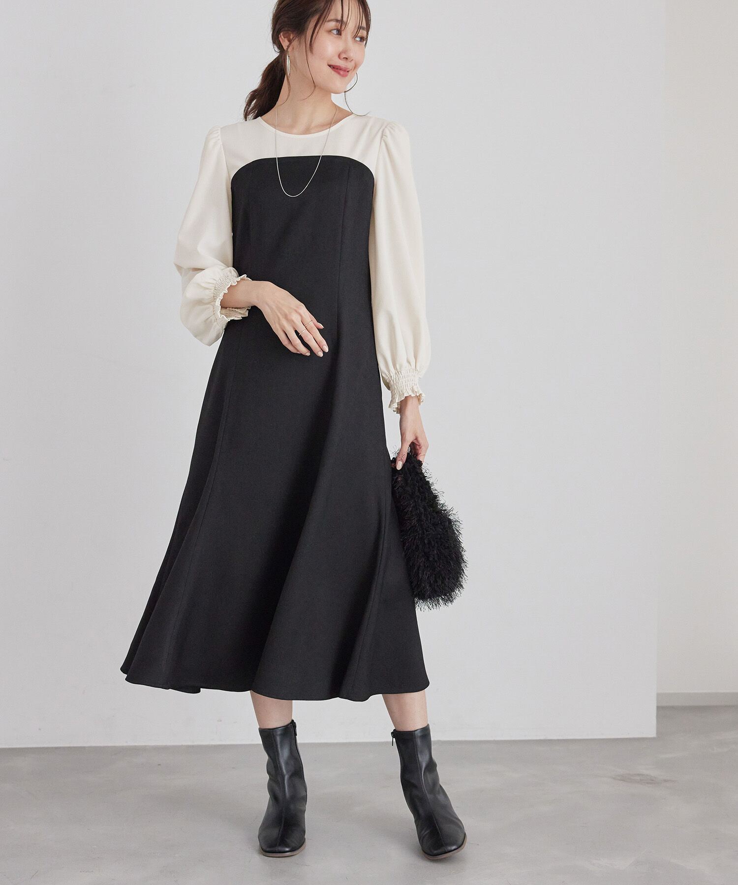 Rope&rsquo;Picnic「ドッキングマーメイドワンピース」|ワンピース|