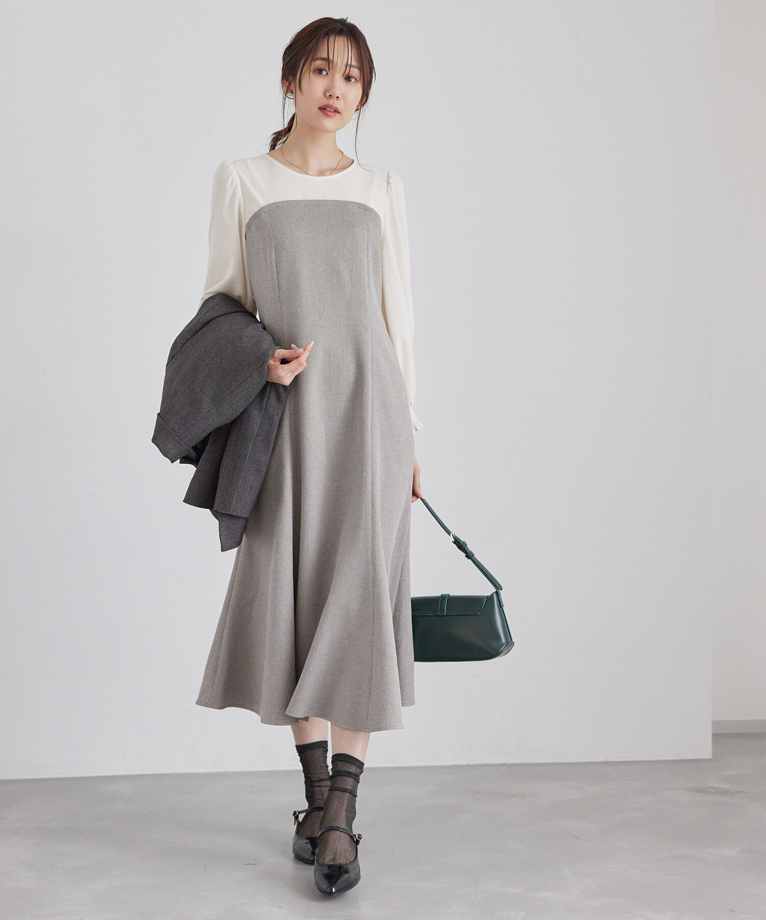 Rope&rsquo;Picnic「ドッキングマーメイドワンピース」|ワンピース|