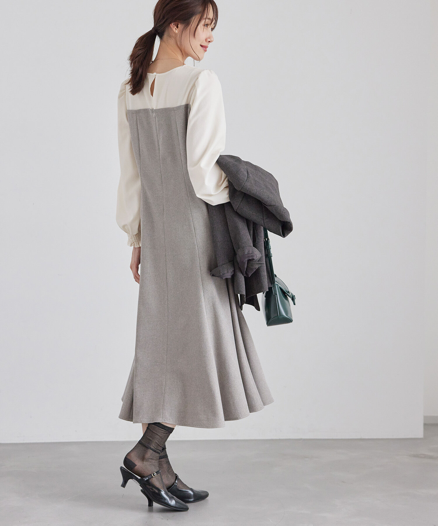 Rope&rsquo;Picnic「ドッキングマーメイドワンピース」|ワンピース|