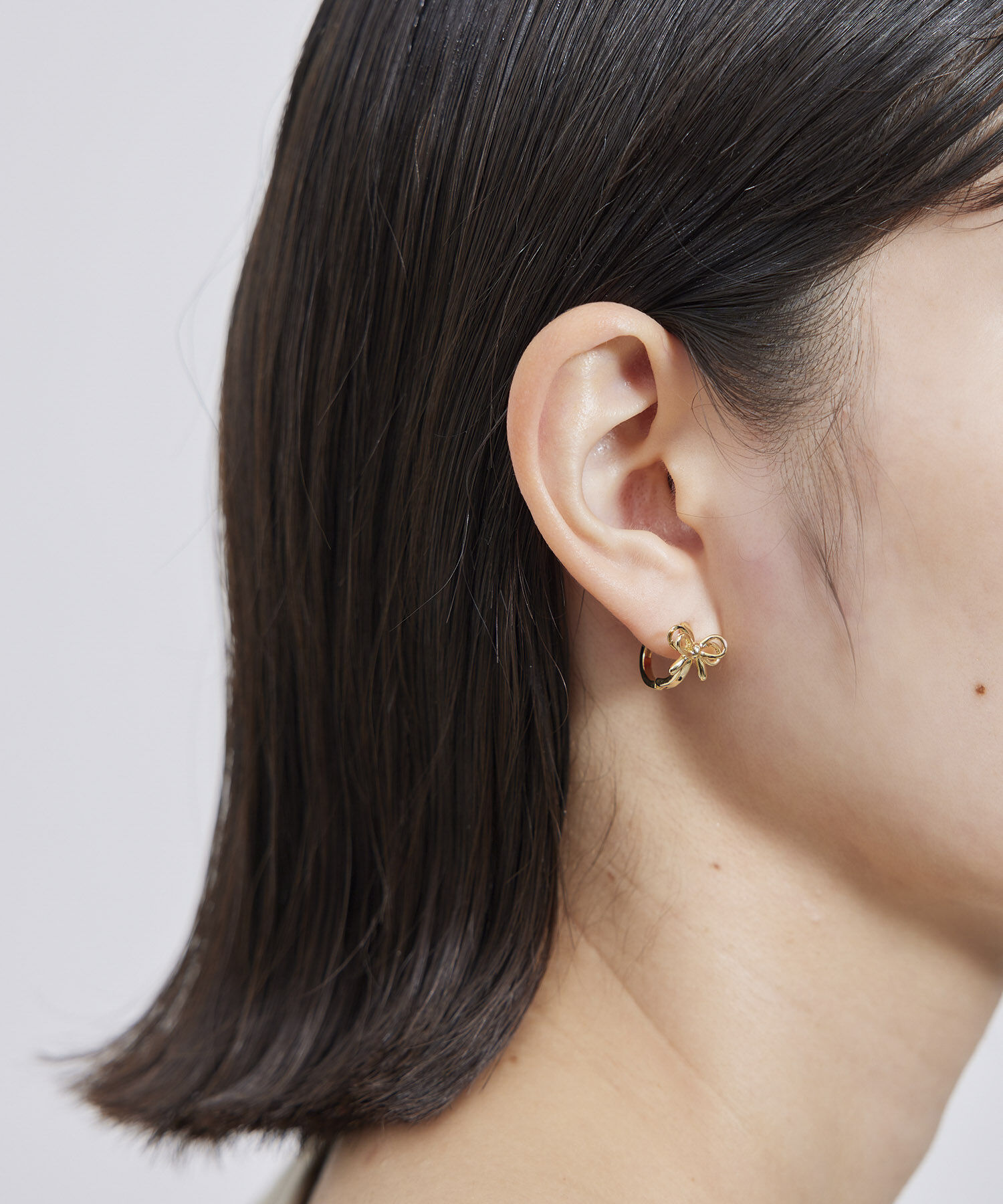 ROPE PICNIC PASSAGE「リボンプチフープピアス」|ピアス|