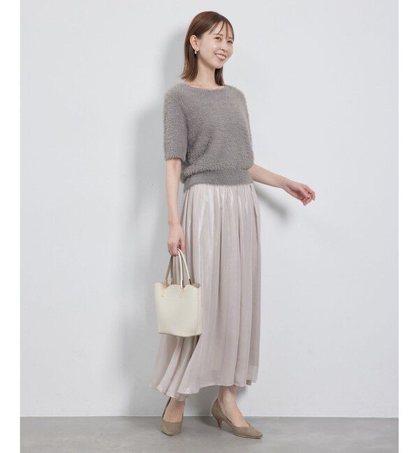 Rope&rsquo;Picnic「箔プリントスカート」|スカート|