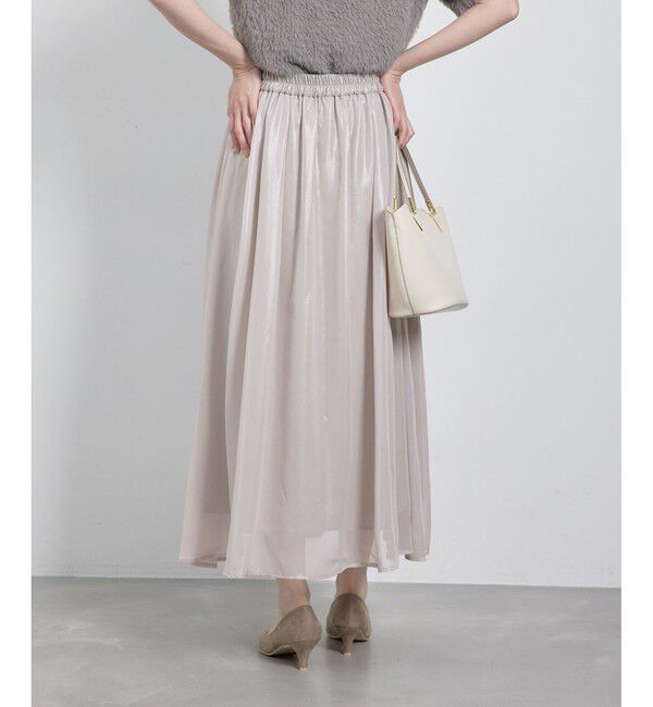 Rope&rsquo;Picnic「箔プリントスカート」|スカート|