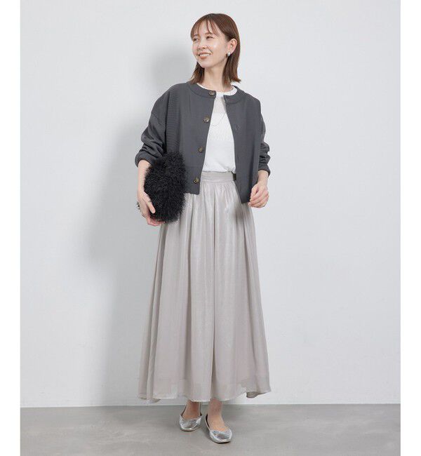 Rope&rsquo;Picnic「箔プリントスカート」|スカート|