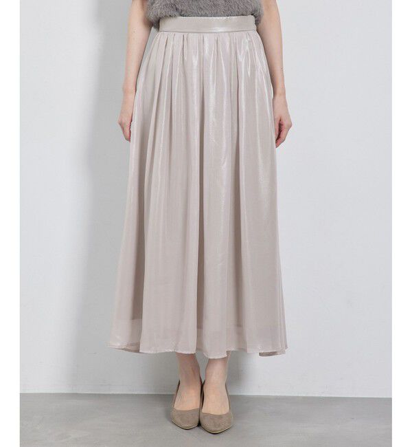 Rope&rsquo;Picnic「箔プリントスカート」|スカート|