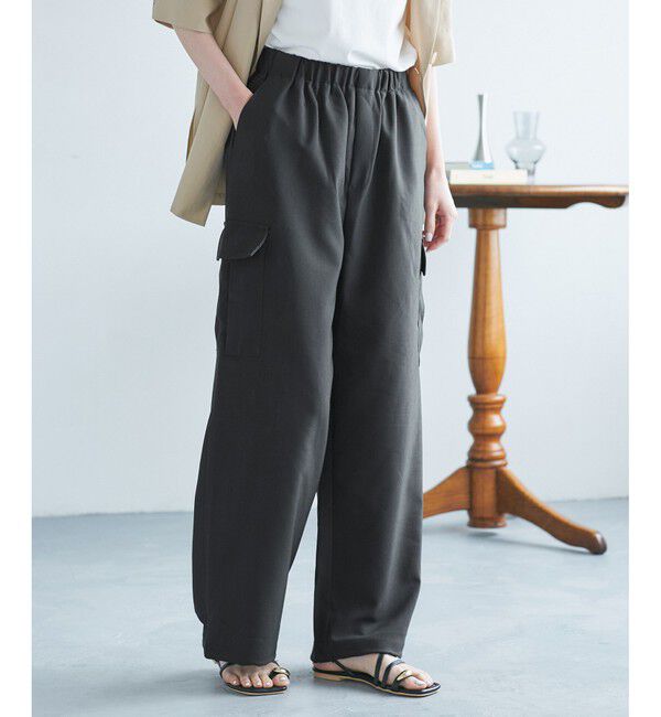Rope&rsquo;Picnic「【3サイズ展開】新色追加/イージーカーゴパンツ」|カーゴ|チャコール(06)
