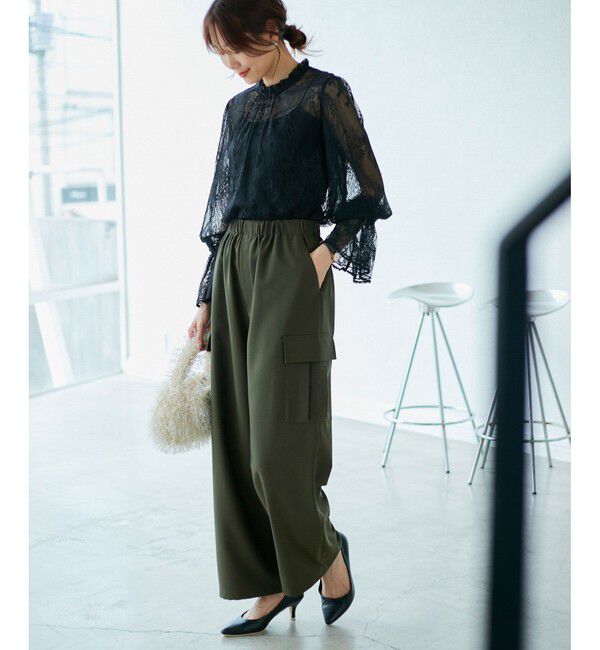 Rope&rsquo;Picnic「【3サイズ展開】新色追加/イージーカーゴパンツ」|カーゴ|