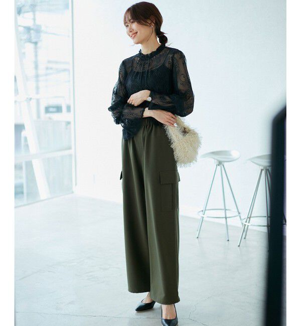 Rope&rsquo;Picnic「【3サイズ展開】新色追加/イージーカーゴパンツ」|カーゴ|