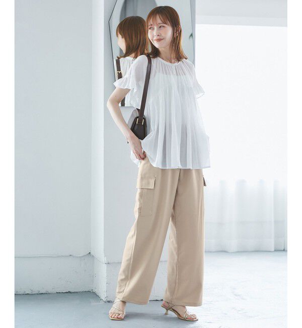 Rope&rsquo;Picnic「【3サイズ展開】新色追加/イージーカーゴパンツ」|カーゴ|