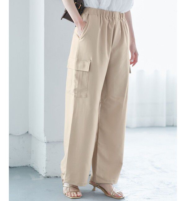 Rope&rsquo;Picnic「【3サイズ展開】新色追加/イージーカーゴパンツ」|カーゴ|ベージュ(27)