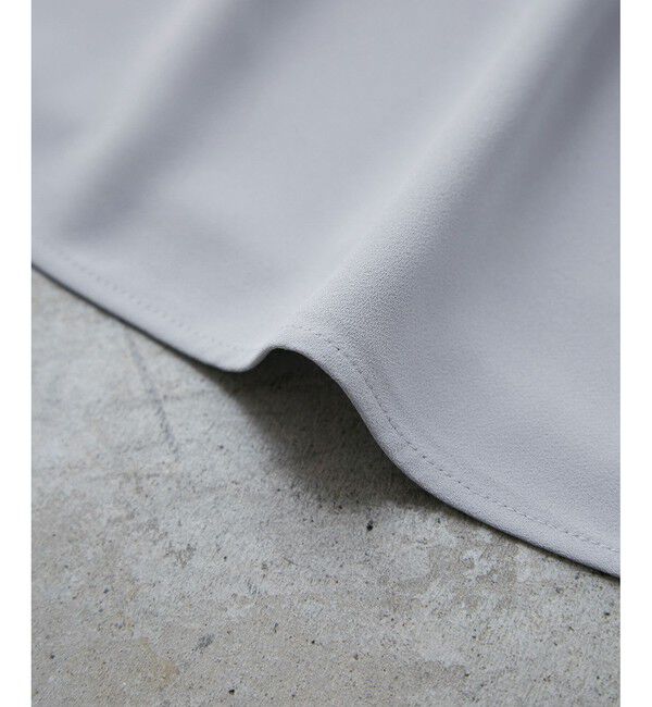 Rope&rsquo;Picnic「メタルパーツフロントフリルタイブラウス/通勤対応」|シャツ・ブラウス|