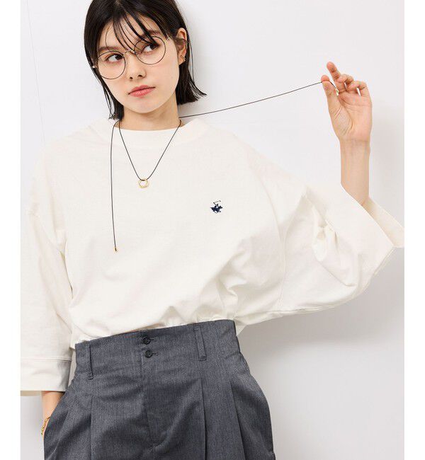 Rope&rsquo;Picnic「【BEVERLY HILLS POLO CLUB/ビバリーヒルズポロクラブ】ワイドスリーブTシャツ」|Tシャツ・カットソー|