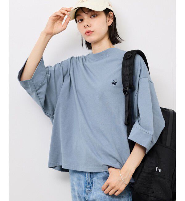 Rope&rsquo;Picnic「【BEVERLY HILLS POLO CLUB/ビバリーヒルズポロクラブ】ワイドスリーブTシャツ」|Tシャツ・カットソー|