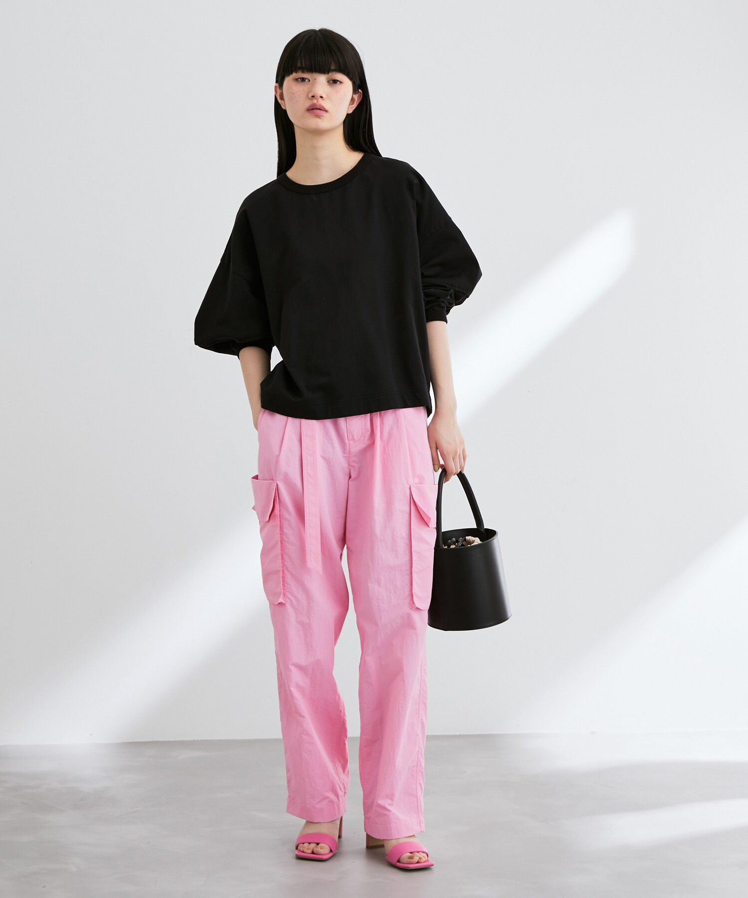 ADAM ET ROPE'「〈追加〉【サステナブル・晴雨兼用】リサイクルナイロンワークパンツ」|その他|