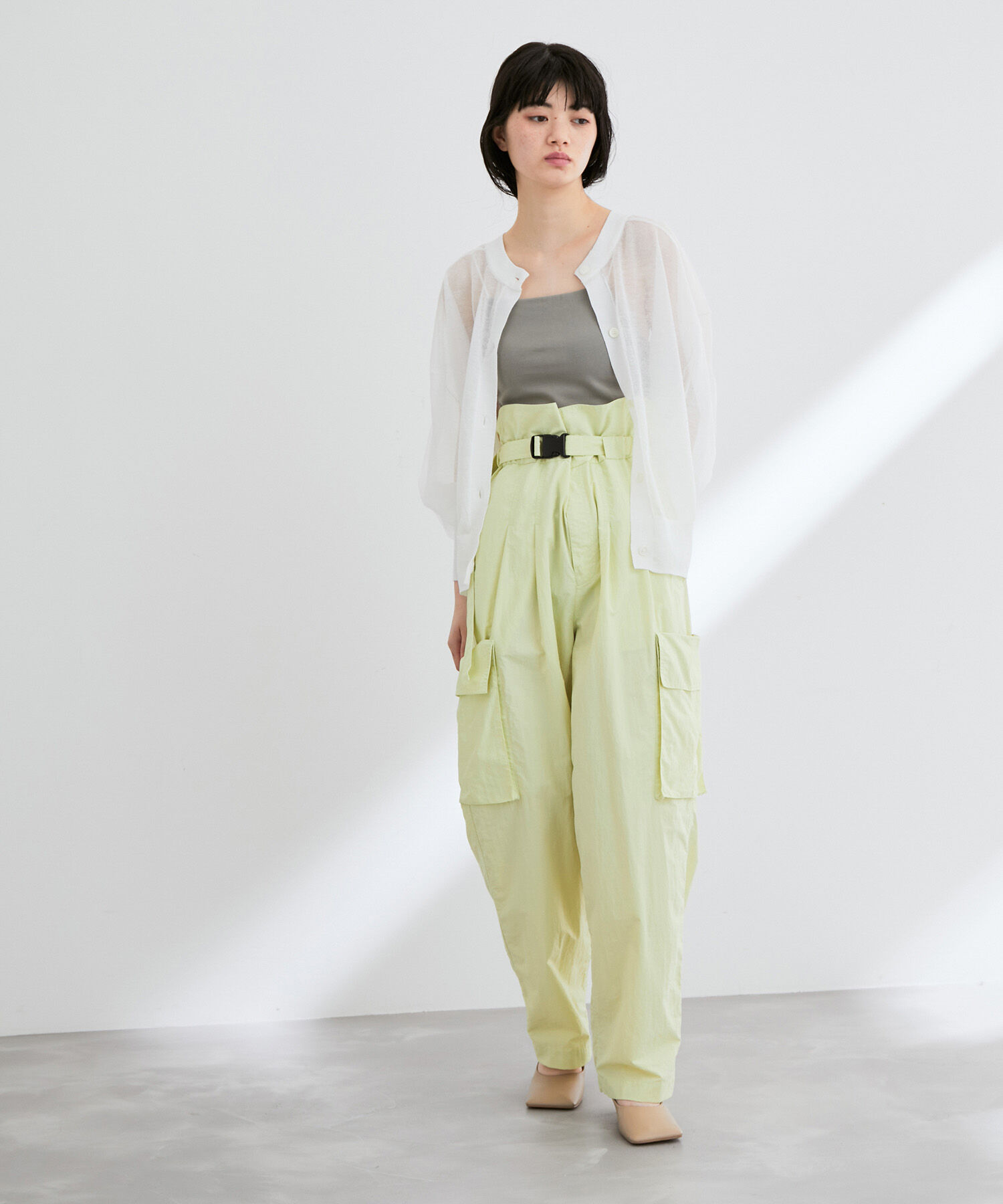 ADAM ET ROPE'「〈追加〉【サステナブル・晴雨兼用】リサイクルナイロンワークパンツ」|その他|