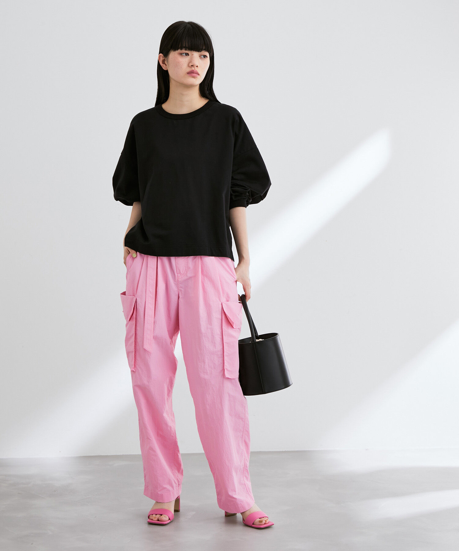 ADAM ET ROPE'「〈追加〉【サステナブル・晴雨兼用】リサイクルナイロンワークパンツ」|その他|