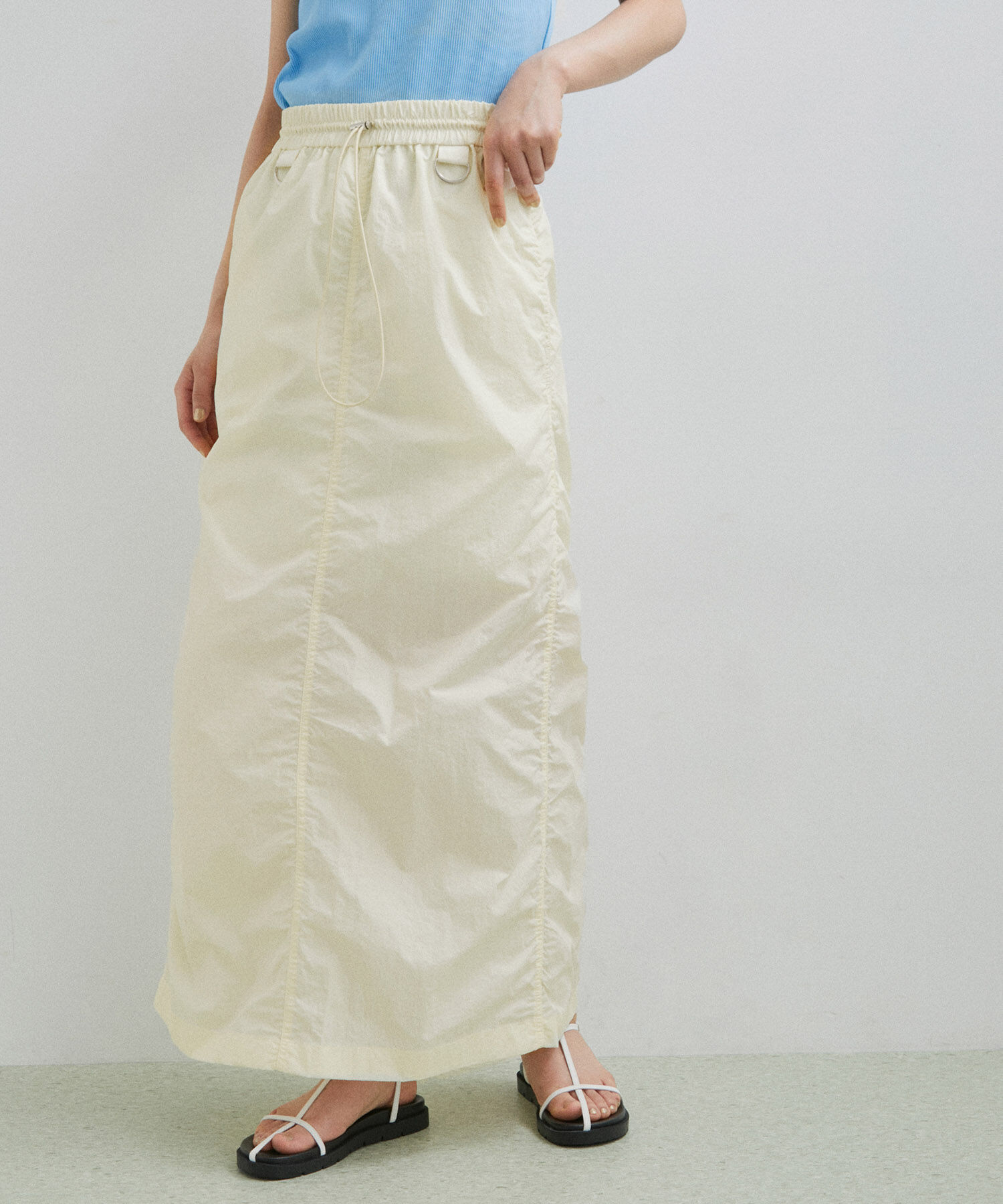 ADAM ET ROPE'「ロングイージースカート」|スカート|オフホワイト(15)