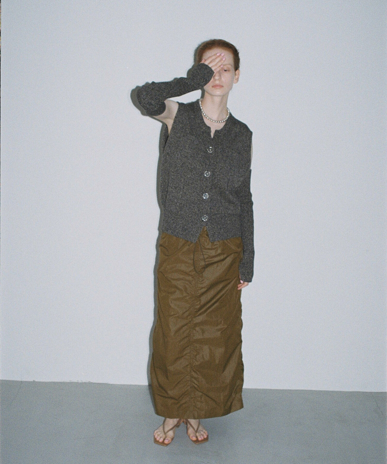 ADAM ET ROPE'「ロングイージースカート」|スカート|