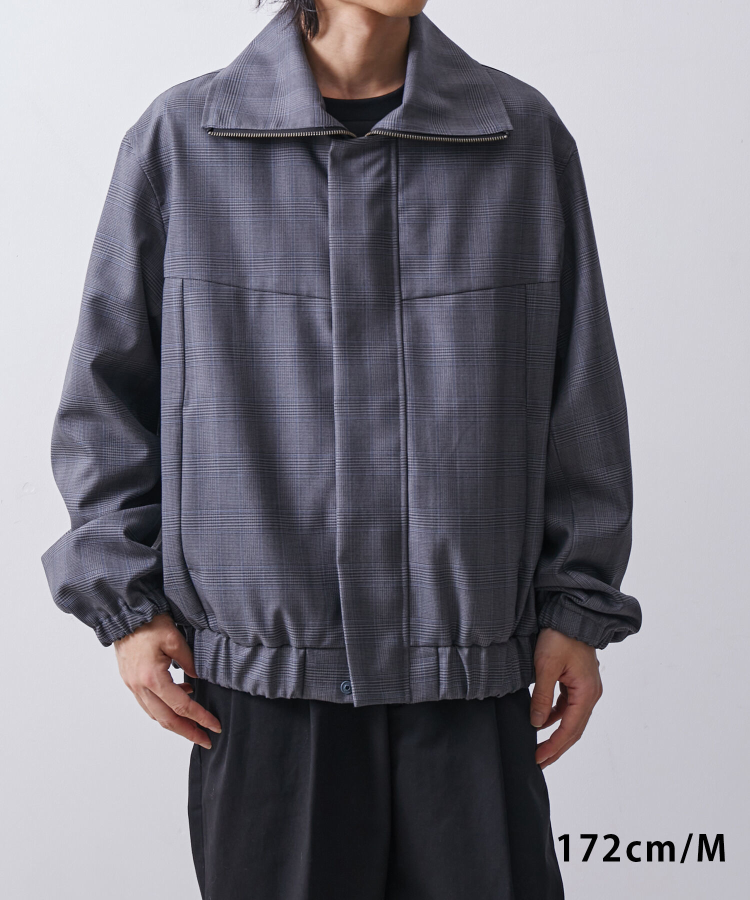 ADAM ET ROPE'「【NIKKE】ハイカラー オーバーサイズ ボクシー ブルゾン / ユニセックス」|ブルゾン・スタジャン|