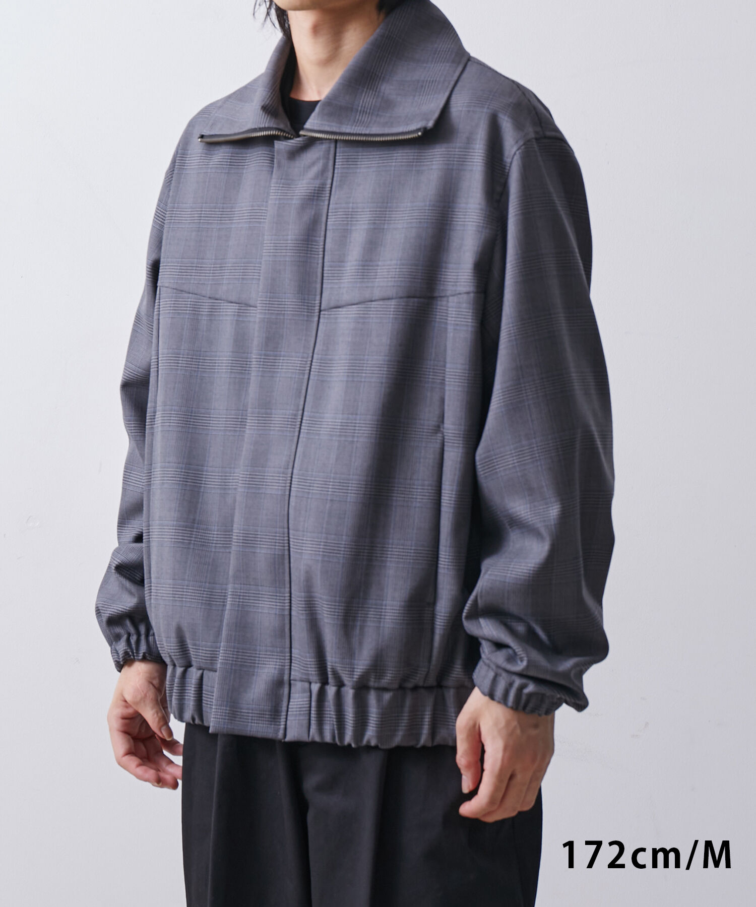 ADAM ET ROPE'「【NIKKE】ハイカラー オーバーサイズ ボクシー ブルゾン / ユニセックス」|ブルゾン・スタジャン|