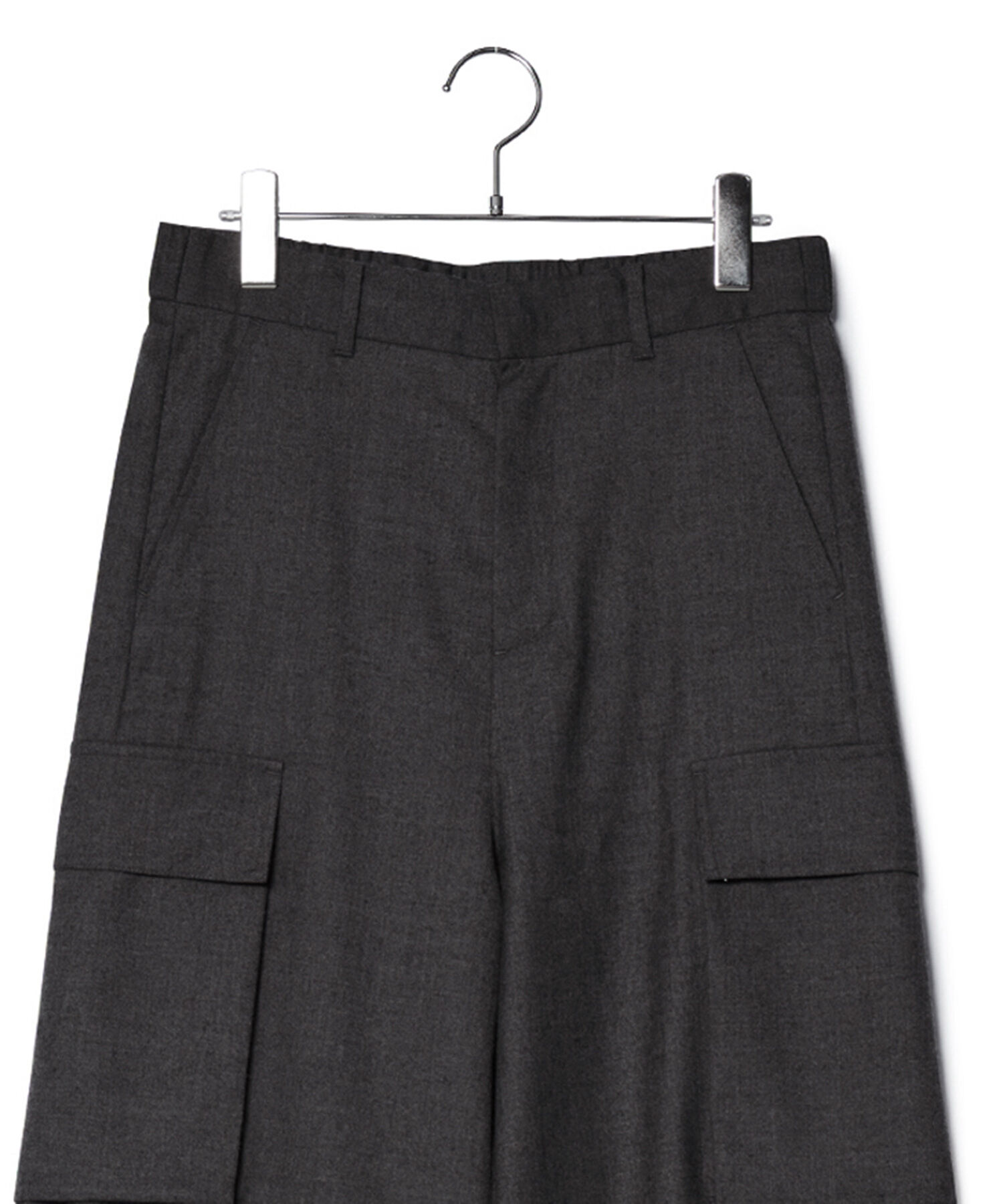 ADAM ET ROPE'「【サステナブル】ウーステッドカーゴパンツ」|カーゴ|