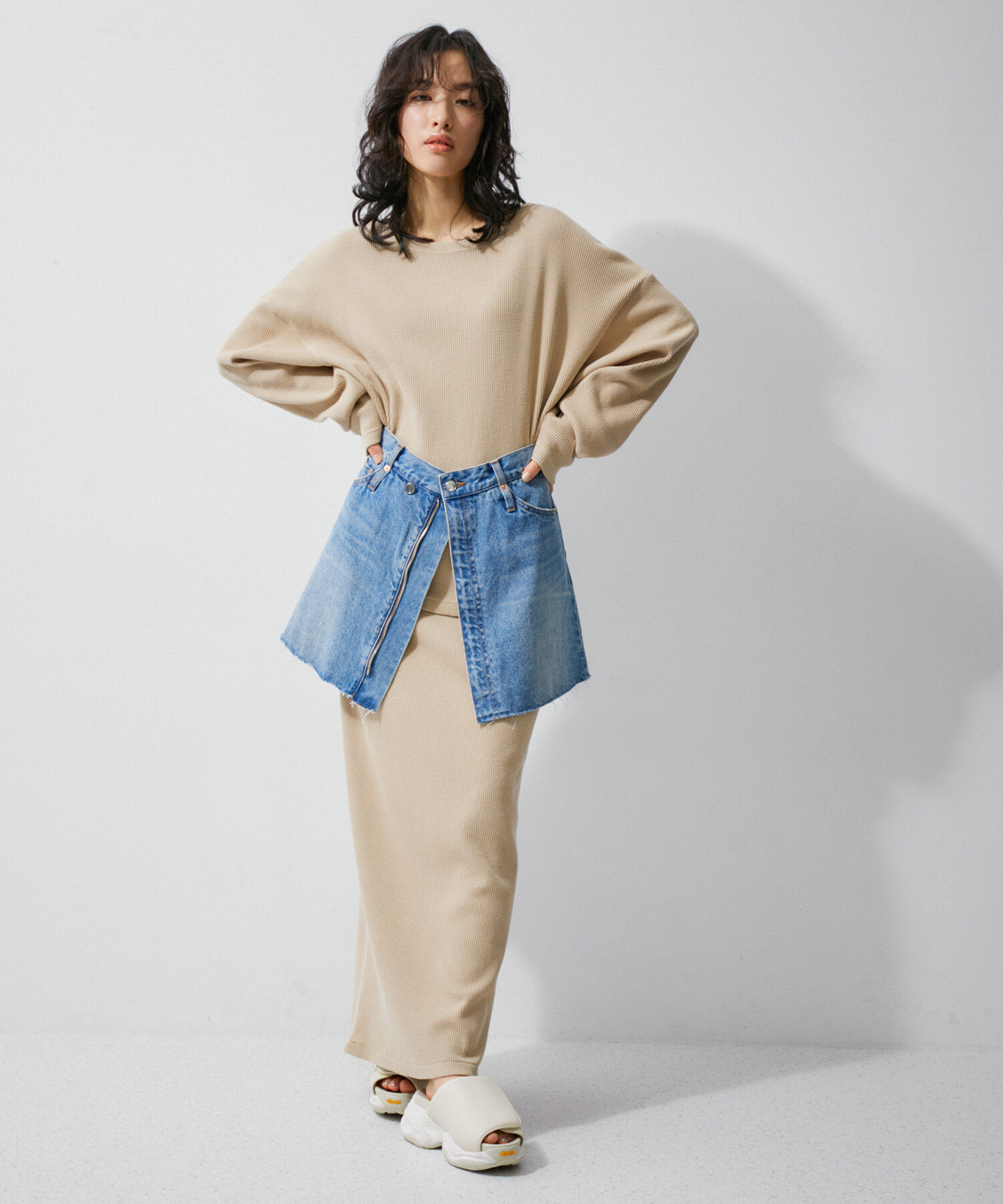 ADAM ET ROPE'「Vibramパデッドサンダル」|サンダル|