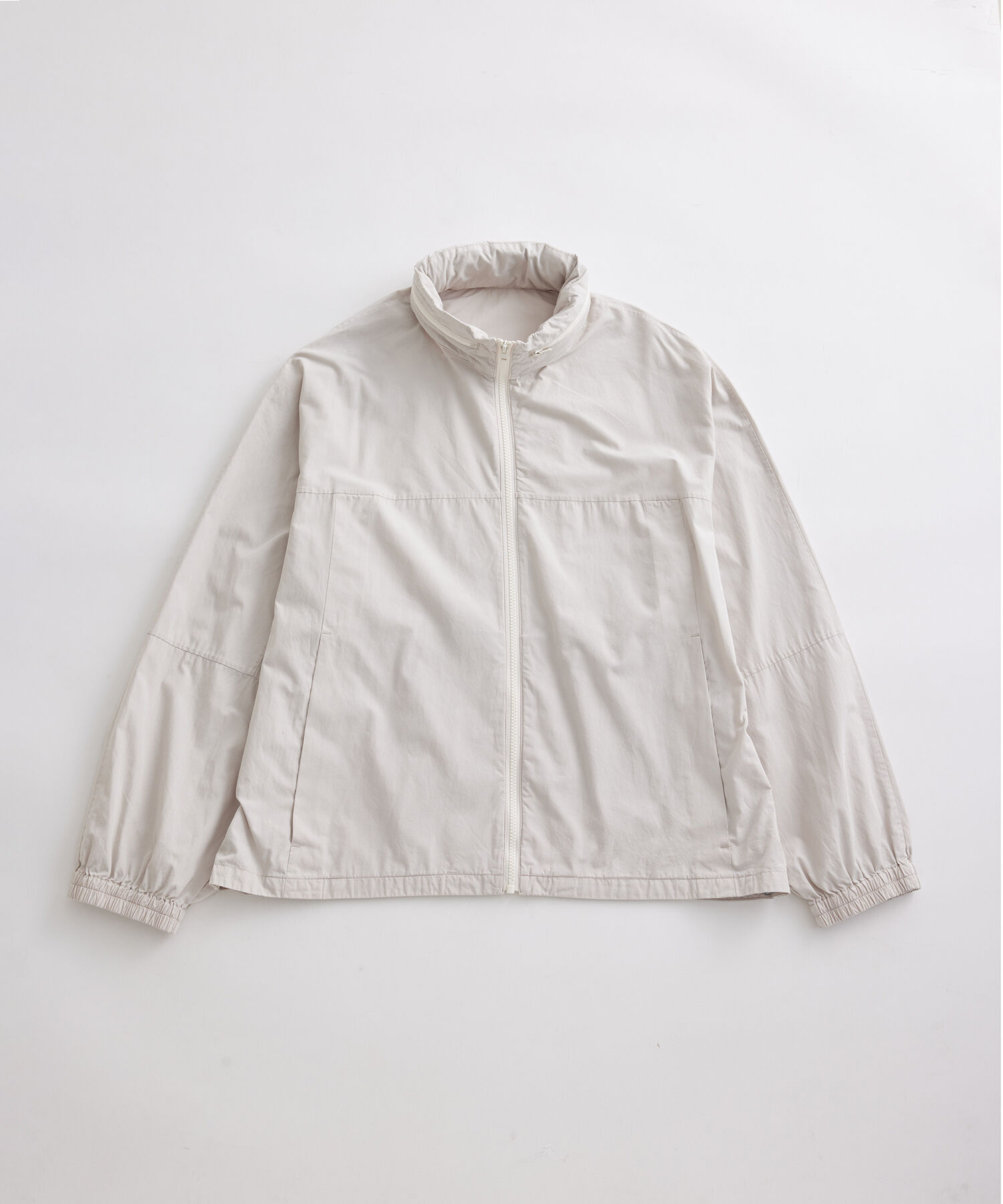 ADAM ET ROPE'「ガーメントダイ オーバーサイズ フード ボンバージャケット / ロングシーズン着用可能」|その他|ライトグレー(08)