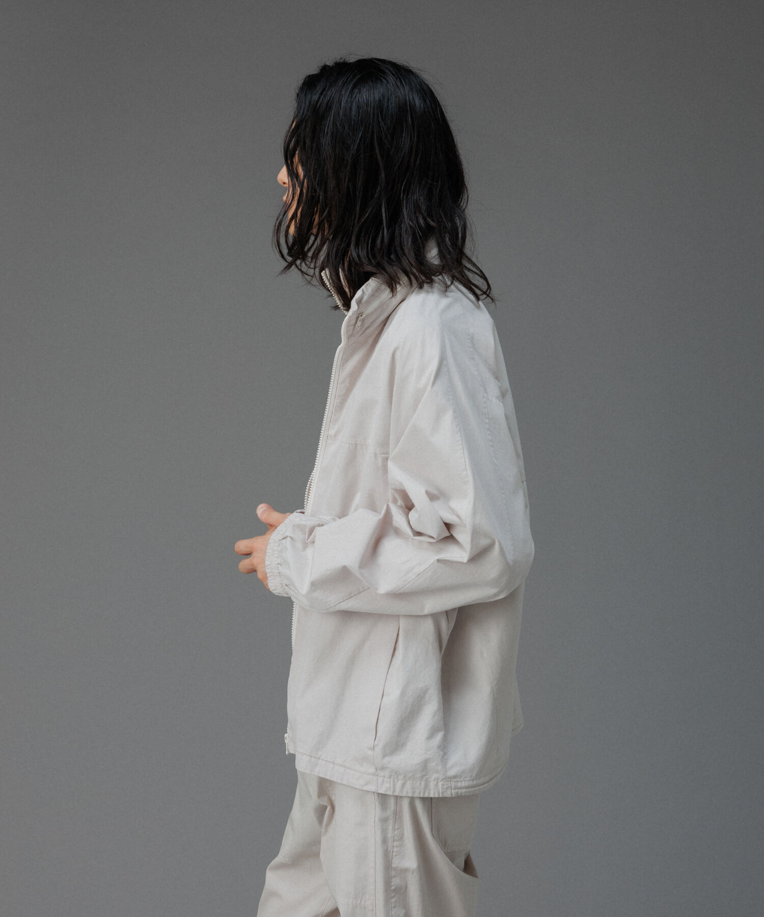 ADAM ET ROPE'「ガーメントダイ オーバーサイズ フード ボンバージャケット / ロングシーズン着用可能」|その他|