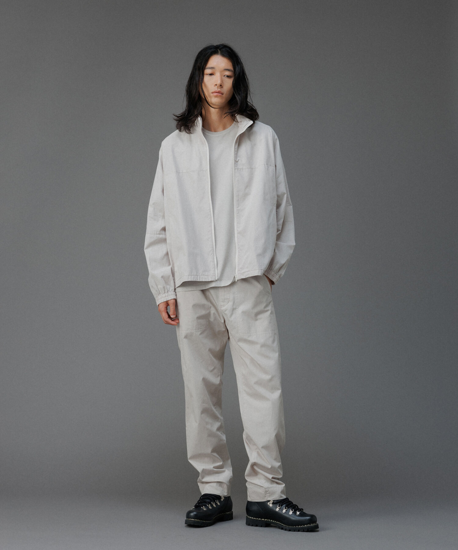 ADAM ET ROPE'「ガーメントダイ オーバーサイズ フード ボンバージャケット / ロングシーズン着用可能」|その他|