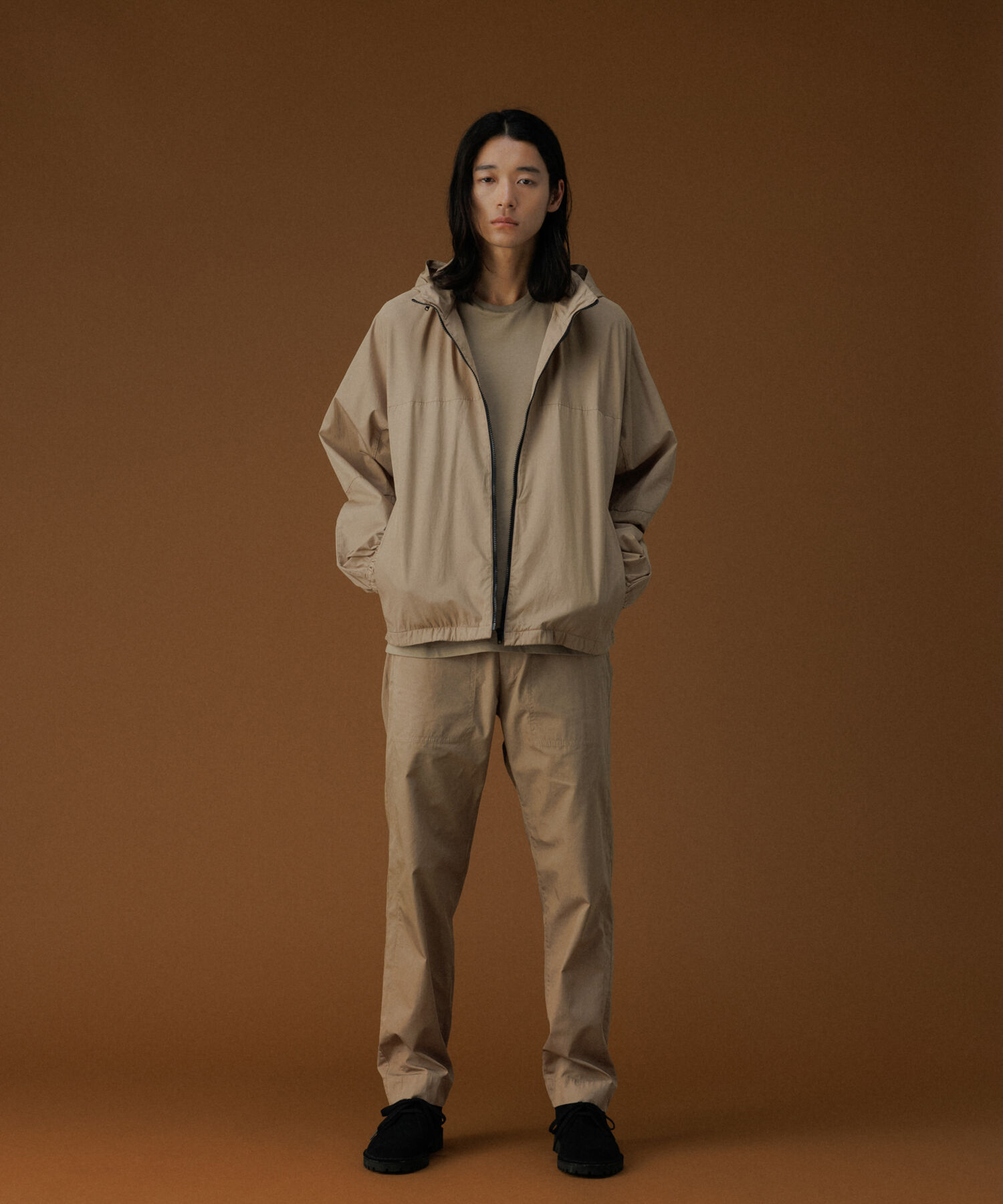 ADAM ET ROPE'「ガーメントダイ オーバーサイズ フード ボンバージャケット / ロングシーズン着用可能」|その他|