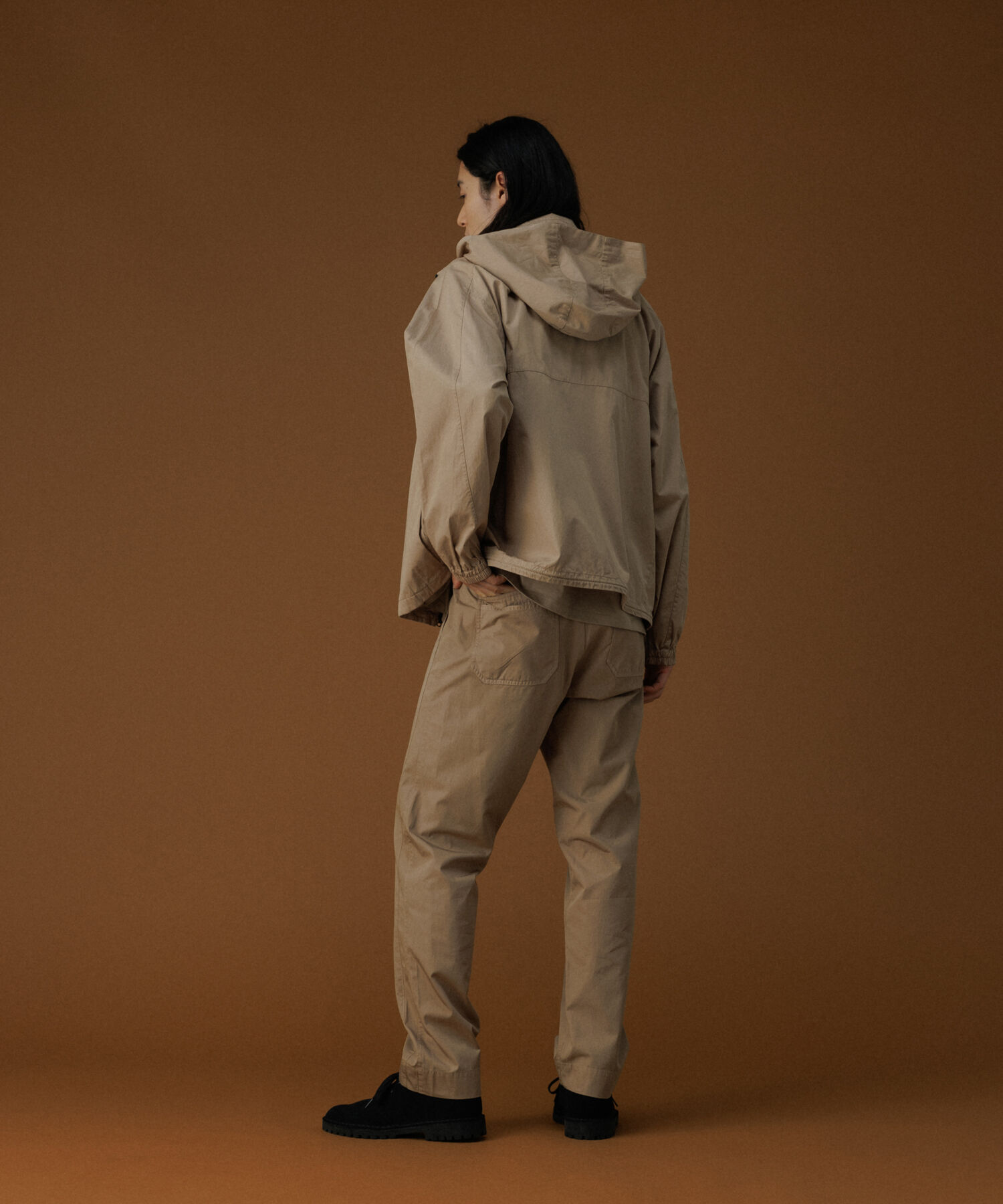 ADAM ET ROPE'「ガーメントダイ オーバーサイズ フード ボンバージャケット / ロングシーズン着用可能」|その他|