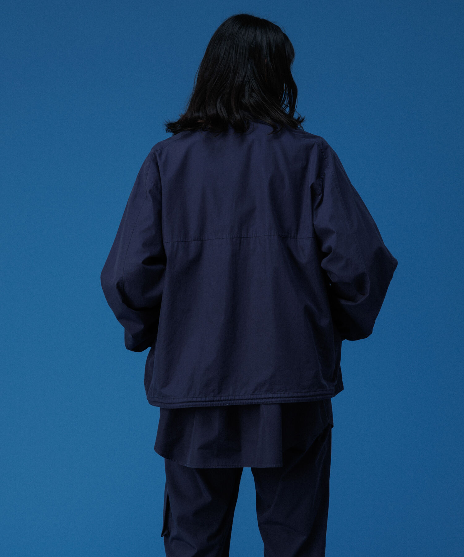 ADAM ET ROPE'「ガーメントダイ オーバーサイズ フード ボンバージャケット / ロングシーズン着用可能」|その他|