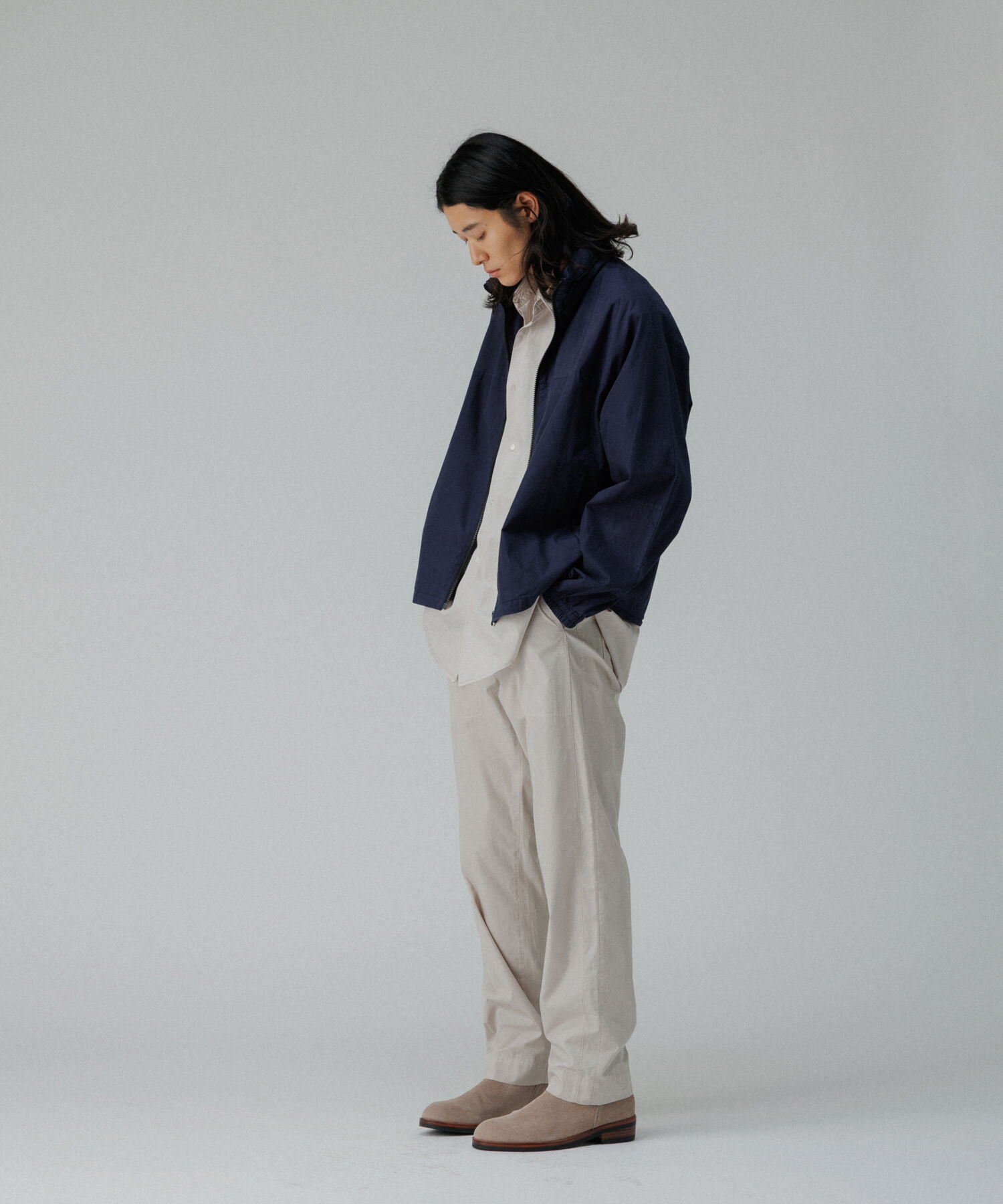 ADAM ET ROPE'「ガーメントダイ オーバーサイズ フード ボンバージャケット / ロングシーズン着用可能」|その他|