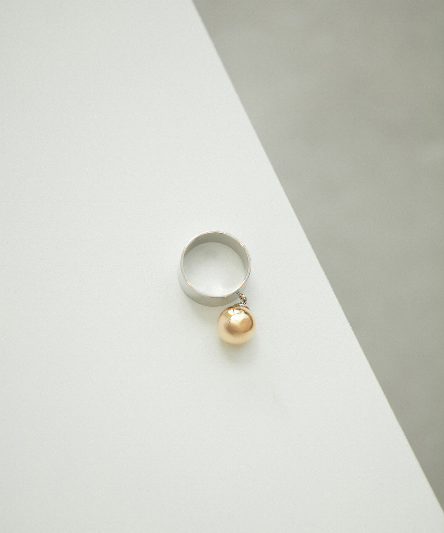 ADAM ET ROPE'「【WEB限定】ドロップドットリング」|リング|