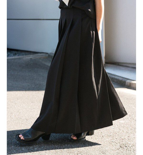 ADAM ET ROPE'「【WEB限定】2WAYプリーツワンピース」|ワンピース|