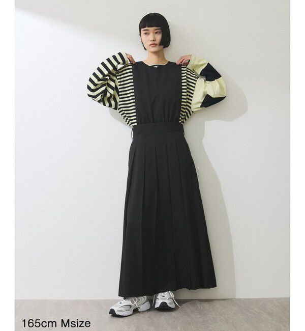 ADAM ET ROPE'「【WEB限定】2WAYプリーツワンピース」|ワンピース|